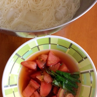 トマト大葉素麺
